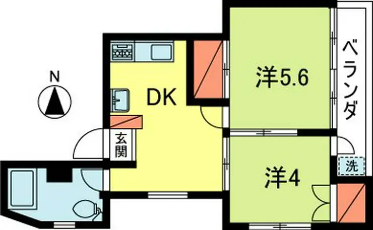 福田屋ビル 3階階 間取り