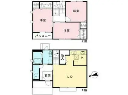 DAIKENN SQUARE(3LDK/1階)の間取り写真