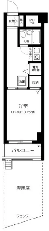 ライオンズガーデン池田山 1階階 間取り