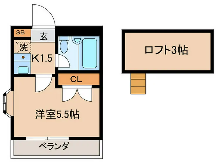 リシェス広野台 2階階 間取り