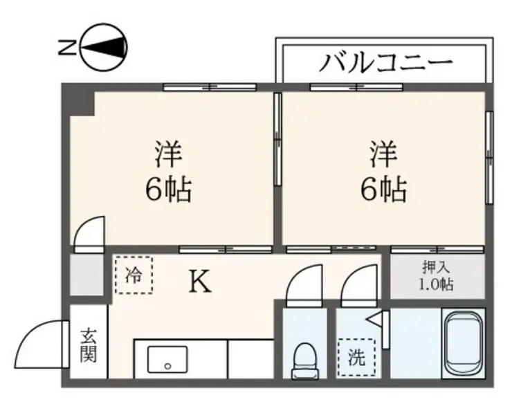カーサアプリコルテ 1階階 間取り