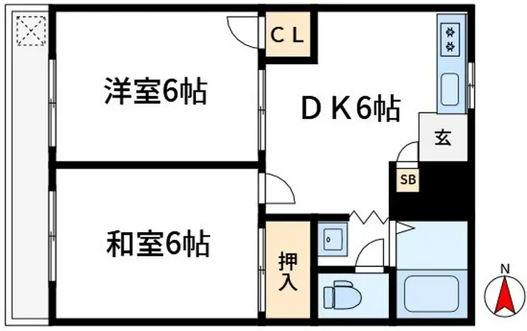 ティ・シャトル 2階階 間取り