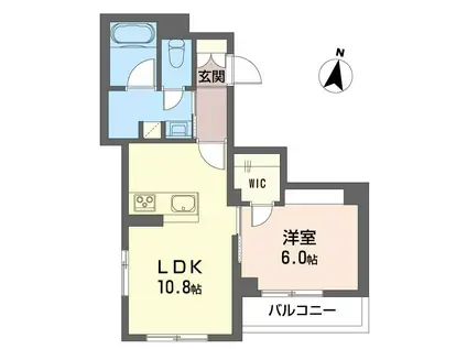 フラッツ秋津(1SLDK/3階)の間取り写真