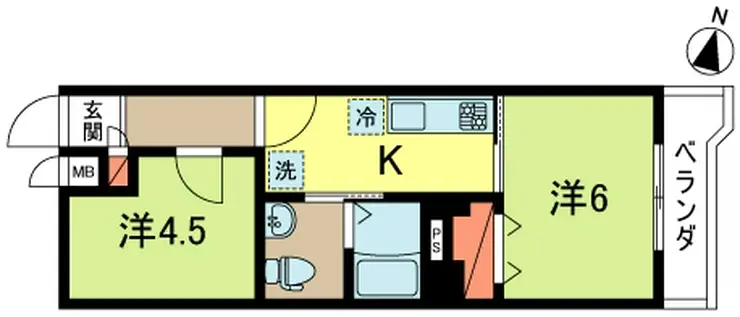 GSハイム東高円寺 3階階 間取り