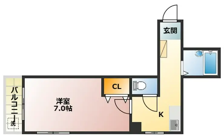 メゾン熊野町 3階階 間取り