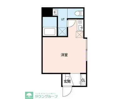 アミスタ小菅(1K/1階)の間取り写真