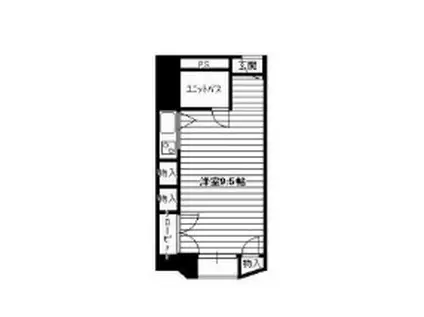 片平ホワイトレジデンス(ワンルーム/5階)の間取り写真