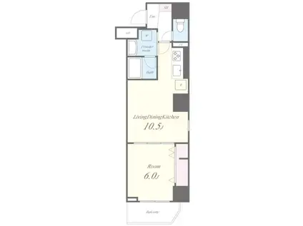 MEINSCHLOSS亀戸 マインシュロス亀戸(1LDK/2階)の間取り写真