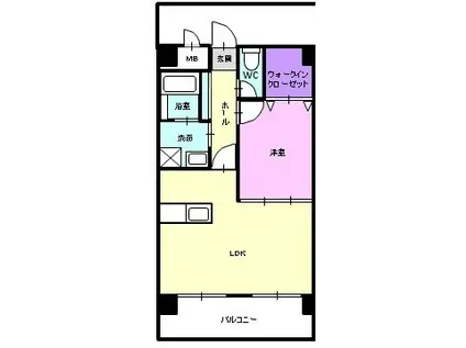 サンコート(1LDK/5階)の間取り写真