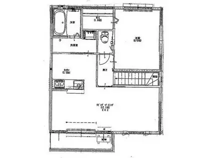 エル・シャダイIII(1LDK/2階)の間取り写真