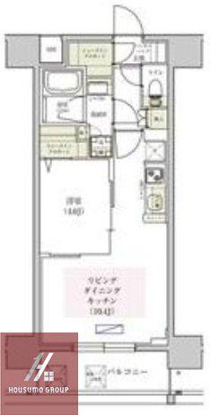 アーバネックス東梅田(1LDK/6階)の間取り写真