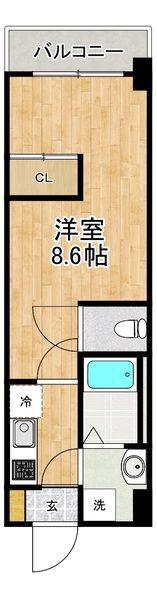 MODERN PALAZZO 文教 PRIMA(1K/9階)の間取り写真