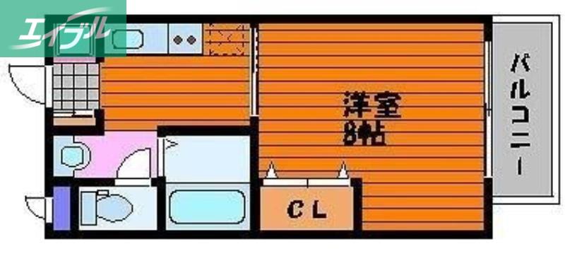 アーバンネット新屋敷(1K/1階)の間取り写真