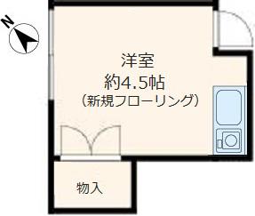 TOKYO APARTMENT@SENGOKU(ワンルーム/2階)の間取り写真