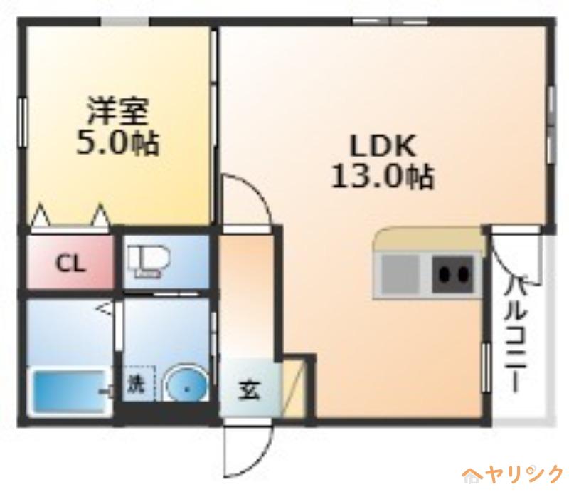 KODAMA HOUSE(1LDK/1階)の間取り写真