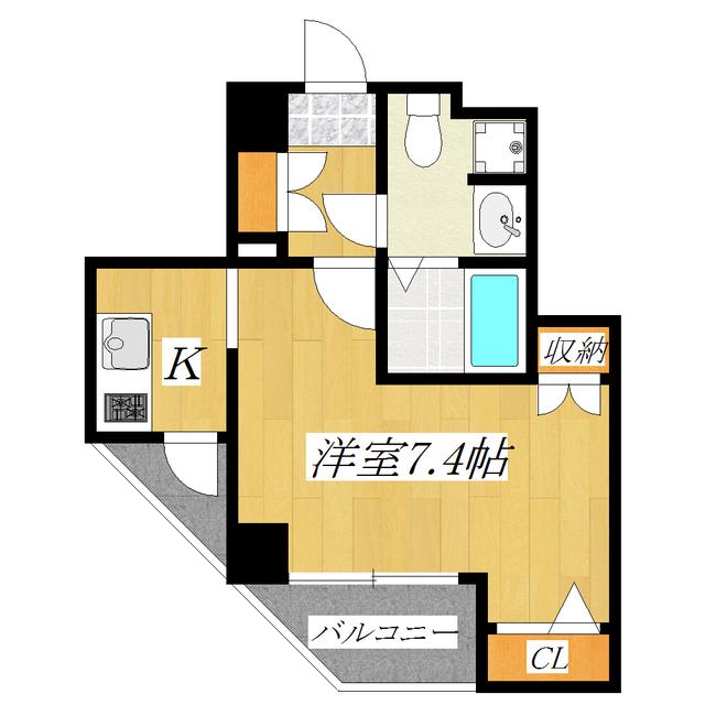 ダフィット駒込(1K/1階)の間取り写真