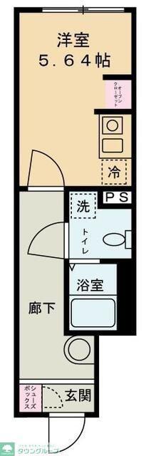 シロンコート杉並(ワンルーム/3階)の間取り写真