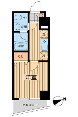 POWERHOUSE/TC(1K/7階)の間取り写真