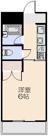 ネフェール宗像II(1K/7階)の間取り写真