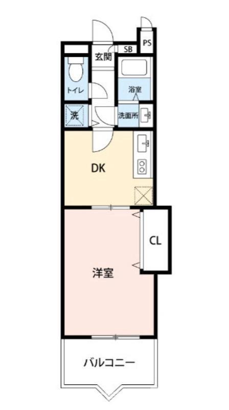 山本グリーンヴィレッジ2(1DK/7階)の間取り写真