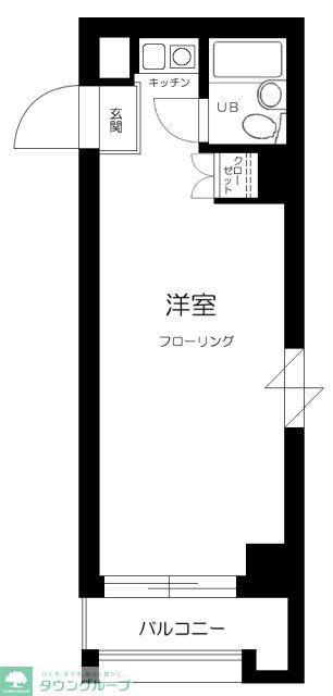 日本橋ロイヤルプラザ(ワンルーム/3階)の間取り写真