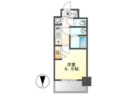 プレサンス大須プライマル(1K/8階)の間取り写真