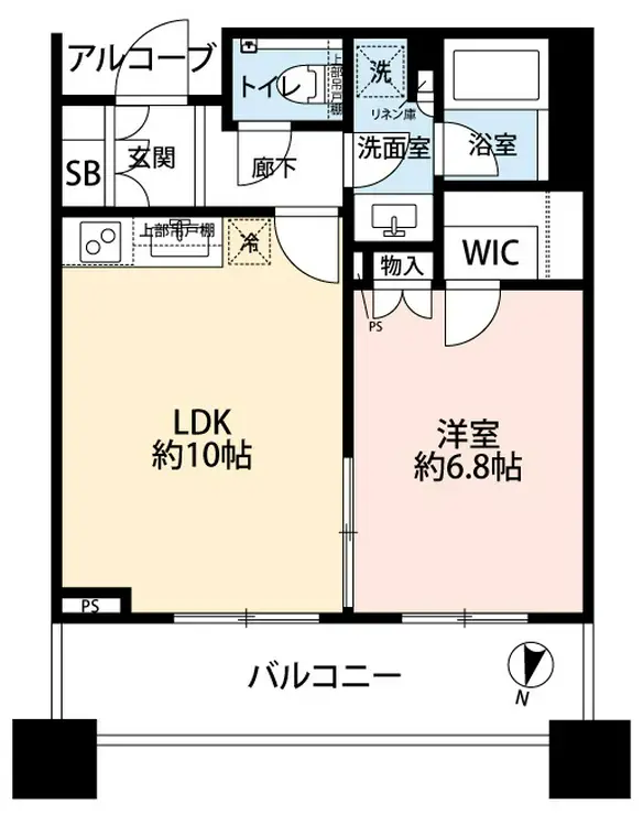 テラス渋谷美竹 11階階 間取り