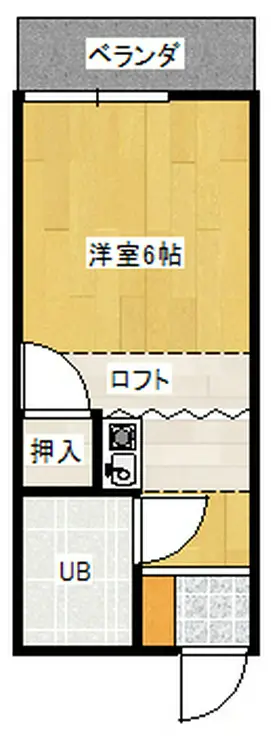 チヒロハイツ 2階階 間取り