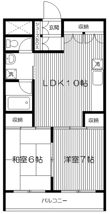 コートリジェール 5階階 間取り