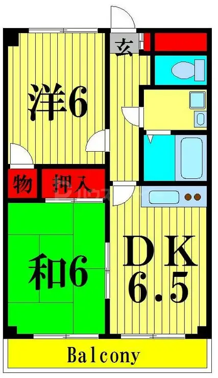 ヴィラ・プリーマ 3階階 間取り