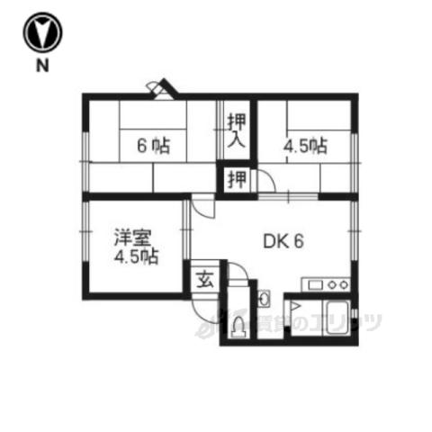 ウィンディア大塚(2DK/2階)の間取り写真
