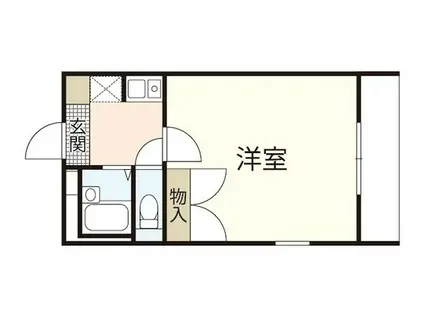 レオパレスマサト(1K/2階)の間取り写真