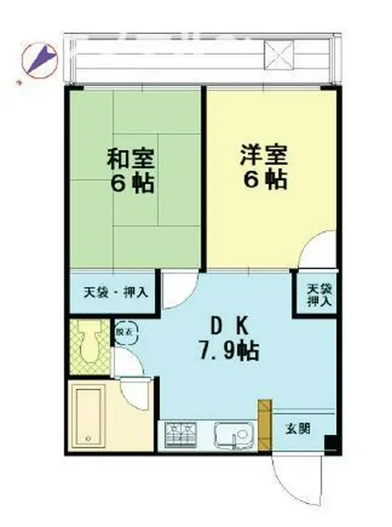 サンフラワー 3階階 間取り