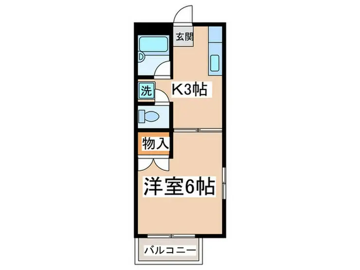 エルピーノ D 2階階 間取り