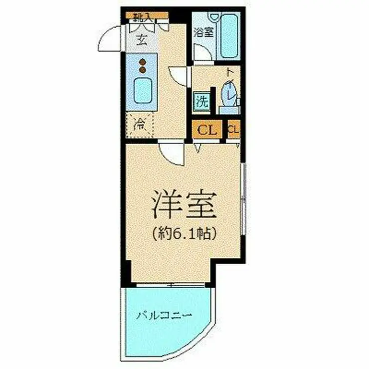 コンシェリア芝公園 6階階 間取り