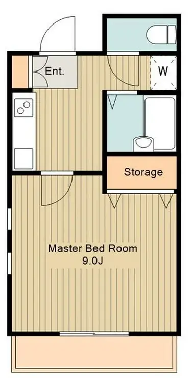 白金堂ビル 4階階 間取り