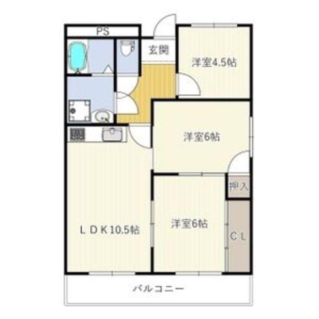メゾンセレナ(3LDK/2階)の間取り写真