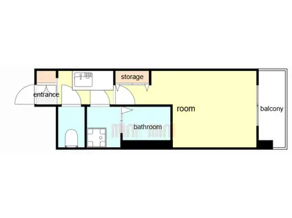 レジュールアッシュ塚本レジデンス(1K/7階)の間取り写真