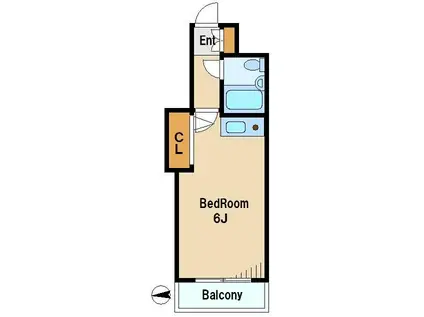 パレ・ドール池袋北(ワンルーム/5階)の間取り写真