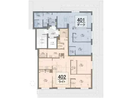 ACERO GARDEN(3LDK/4階)の間取り写真