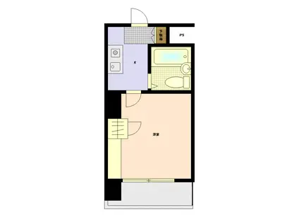 アソシエイトプラザ(1K/5階)の間取り写真