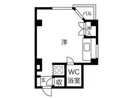 第7オーシャンビル(2DK/4階)の間取り写真