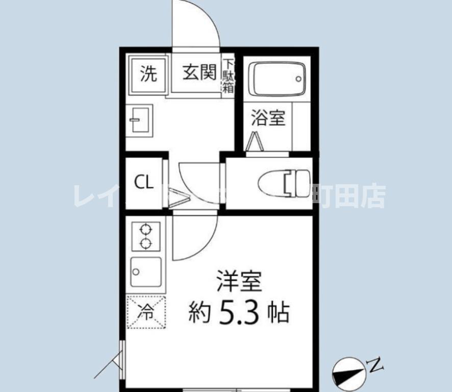 TS CUORE三ツ境2(ワンルーム/1階)の間取り写真