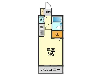 モンシェール新小岩(ワンルーム/2階)の間取り写真