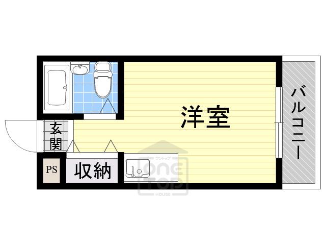 プレアール吹田泉町2(ワンルーム/1階)の間取り写真