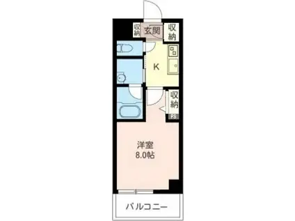 サンタモニカ亀戸(1K/3階)の間取り写真