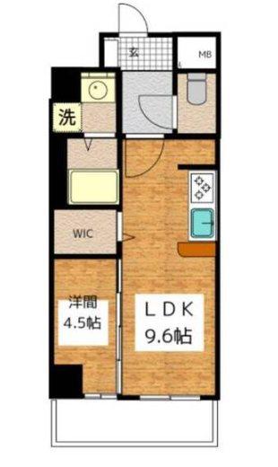 CERES中村公園前(1LDK/1階)の間取り写真