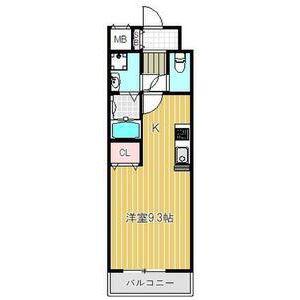 エクセレント上新20(ワンルーム/3階)の間取り写真