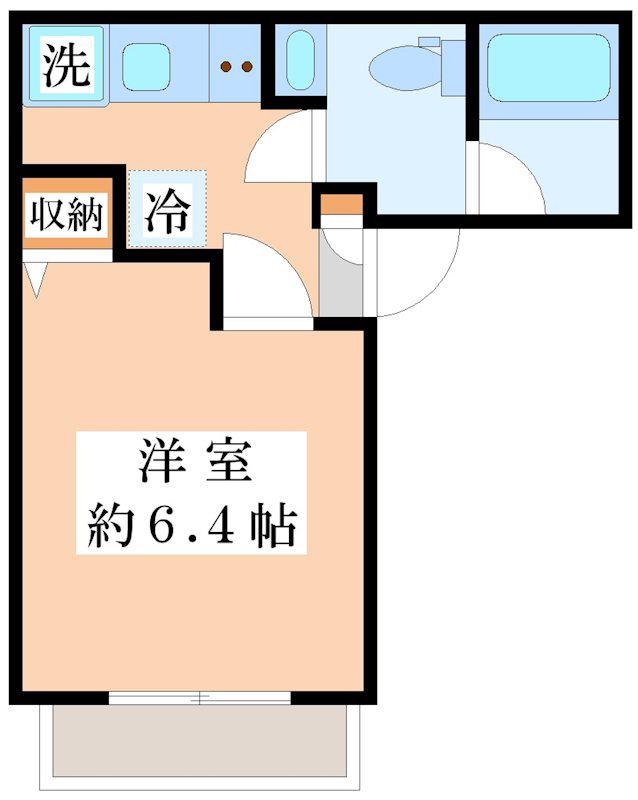 HOUSING STAGE DAITA(1K/1階)の間取り写真