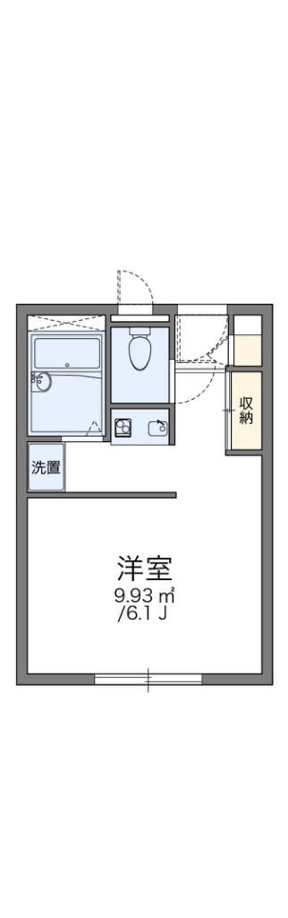 レオパレス中井町5(1K/2階)の間取り写真